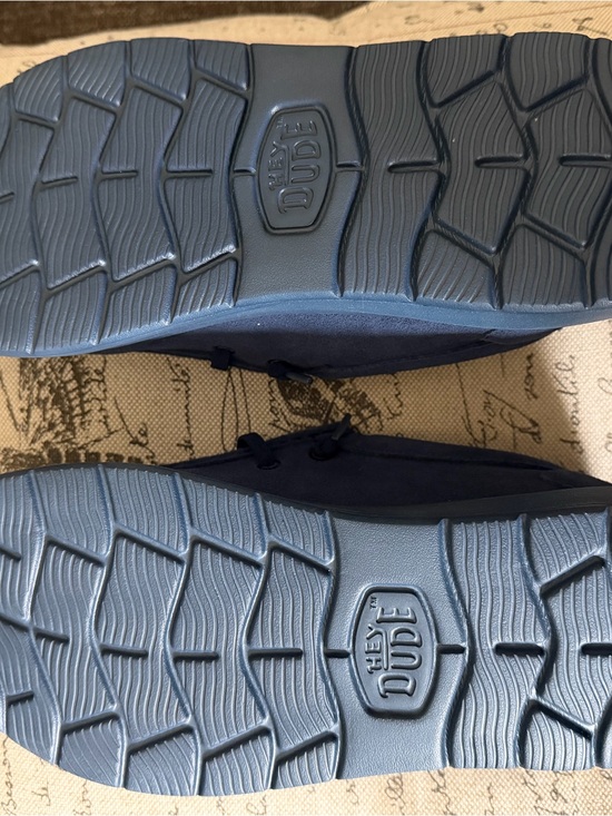 HeyDude Wally Comf Suede Navy Blue Size 9 US New with Tags No Box Hey Dude Men main image 7